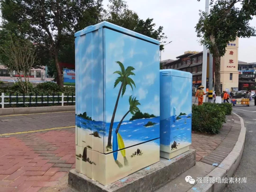 素材丨配电箱绘画作品分享
