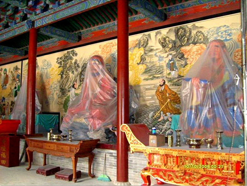【宗教】寺庙大殿壁画-佛祖传