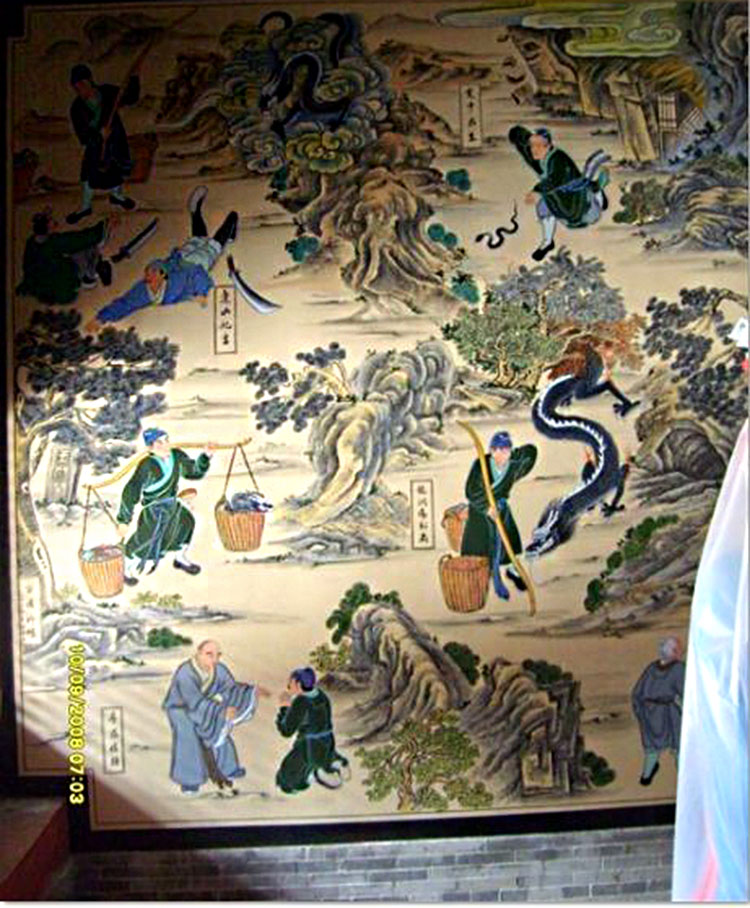 【宗教】寺庙大殿壁画-佛祖传