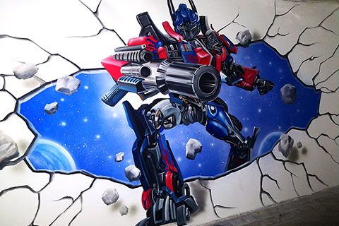 [影视]  变形金刚擎天柱手绘-3d画