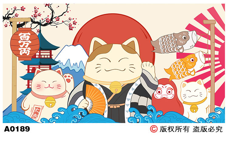 墙绘素材丨日料寿司3