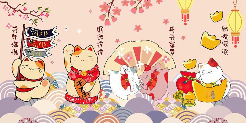 墙绘素材丨日料寿司3